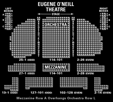 Seating Chart Eugene O Neill Theatre
